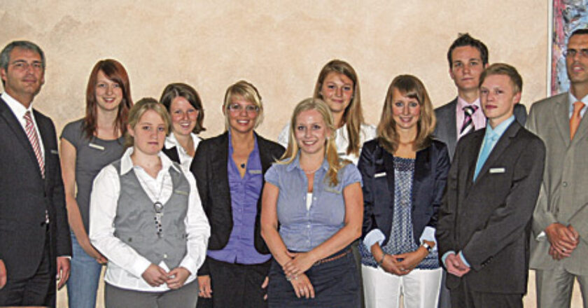 Auszubildende der Volksbank RheinAhrEifel 2010
