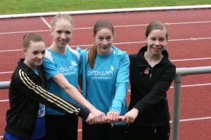 von links nach rechts: Angelina Beyer, Lea Hens, Vivian Ackermann, Johanna Lepping