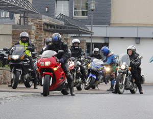 Zwölf Teilnehmer starteten zur diesjährigen Motorrad-Tour des SFK Ulmen