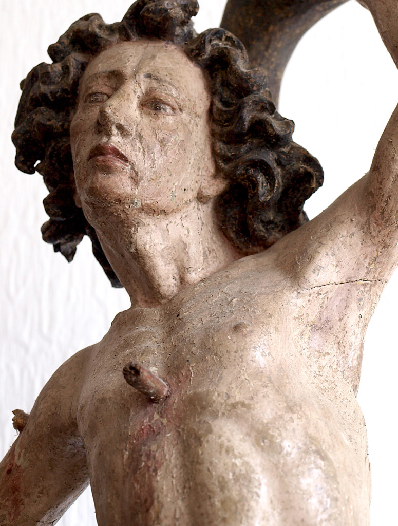 Eine Skulptur des Heiligen Sebastians von Michael Zürn (*um 1590 bis +nach 1651), aufgenommen von Heike Matzat.