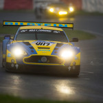 Der Aston Martin V12 Vantage GT3 schaffte auf Anhieb beim 24h Rennen auf dem Nürburgring den Sprung in die Top 10  Foto: Bilstein