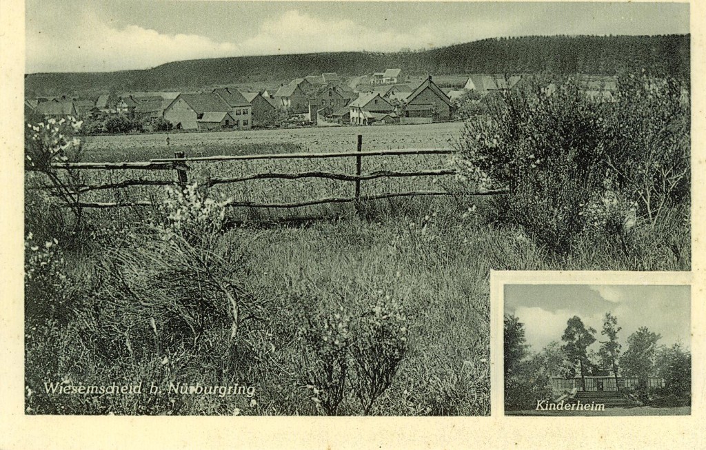 Postkarte ca 1960 Wiesemscheid und Kinderheim