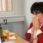  Erkältet ins Büro? Was kranke Mitarbeiter beachten sollten. Foto: DAS/dpp 