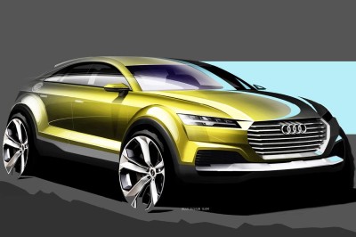 Audi praesentiert die Studie auf der Peking Motor Show 2014.