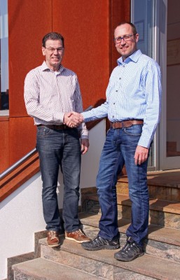 Geschäftsführer Rainer Steffen (rechts) und Leo Bros (links)