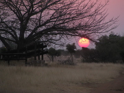 Sunset in Tsumeb