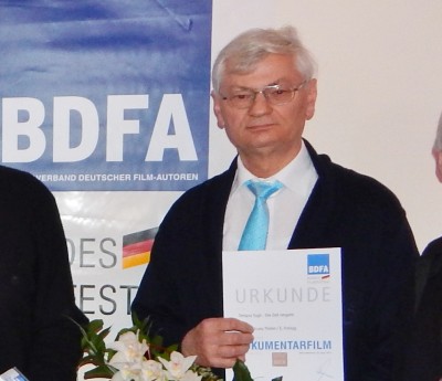 Dr. Bruno Thelen vom Bundesverband Deutscher Filmautoren, dessen Filme bei Wettbewerben und Filmfestspielen mit Preisen und Spitzennominierungen ausgezeichnet werden (Foto: privat).