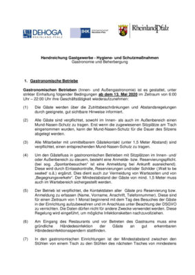thumbnail of Handreichung Hygiene und Schutzmaßnahmen Gastgewerbe_final