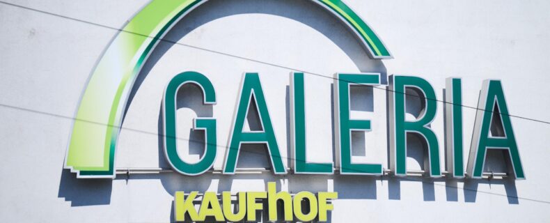 Das Logo der Kaufhauskette Galeria Kaufhof.
